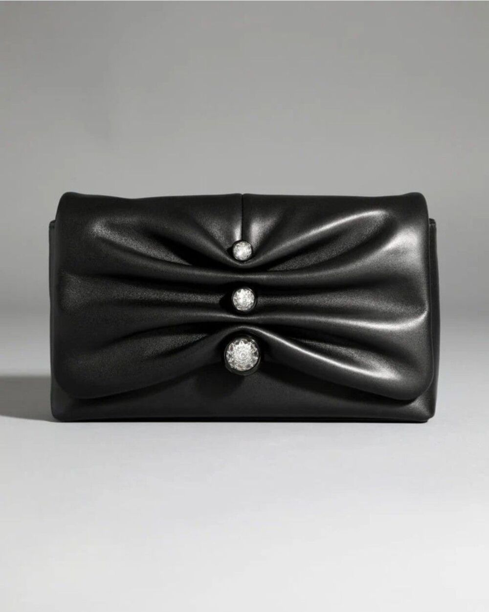 ALEXIS BITTAR Ruched Crystal Crossbody Bag $575 NEW